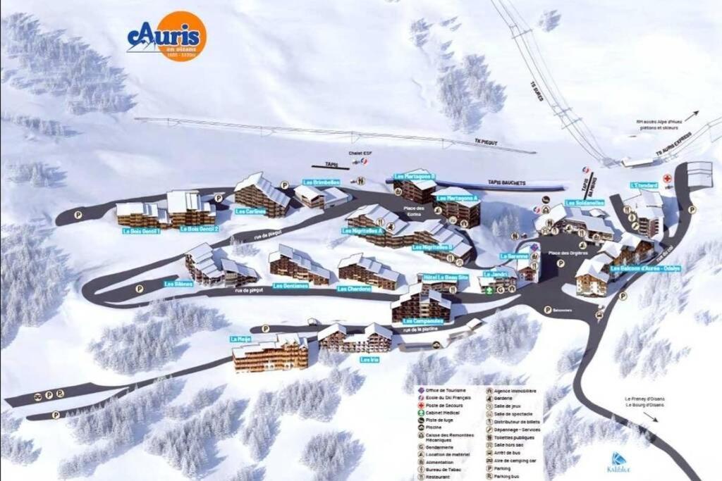 Appt 43 M2 Station Auris En Oisans - Alpes D Huez Apartment Екстериор снимка